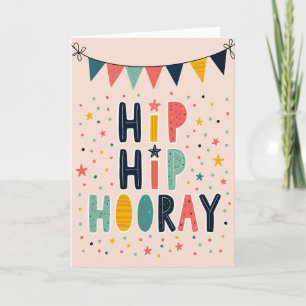 Jubilant Banner Birthday Card