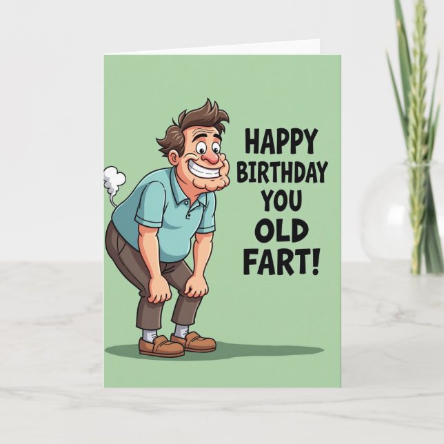 Jubilant Birthday Character Card (Front)