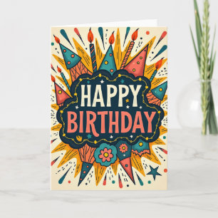 Jubilant Birthday Party Card