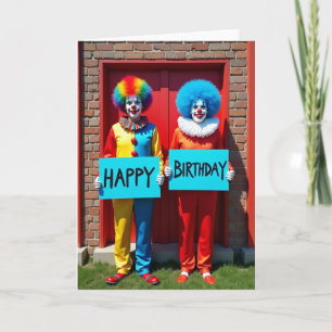 Jubilant Birthday Performers Card