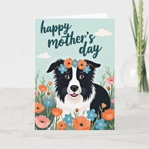 Jubilant Canine Mothers Day Card