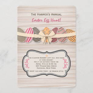 Jubilant Easter Eggs Invitation