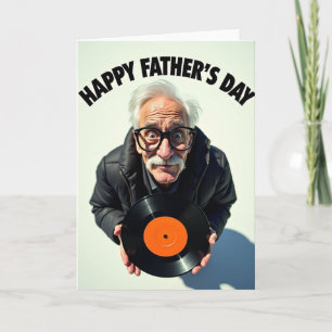 Jubilant Fathers Day Vinyl Card