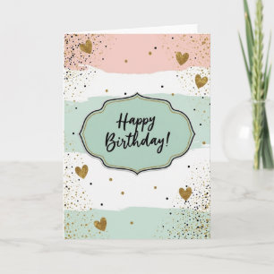 Jubilant Mint Gold Card