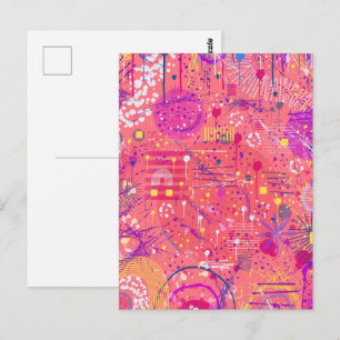 Jubilation: Maximalist Art Postcard