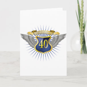 Jubiläum 40 card