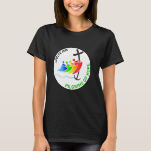 Jubilee 2025 Pilgrims of Hope for Faith Journey 20 T-Shirt