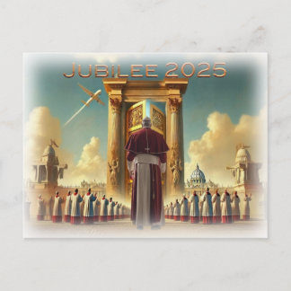 Jubilee 2025, Vatican, travel souvenir, gift idea. Postcard