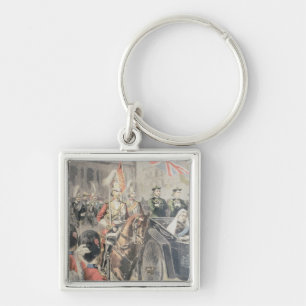 Jubilee of the Queen of England Key Ring