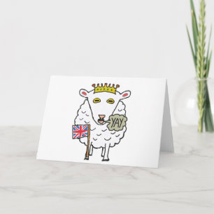 Jubilee Royal Sheep Card