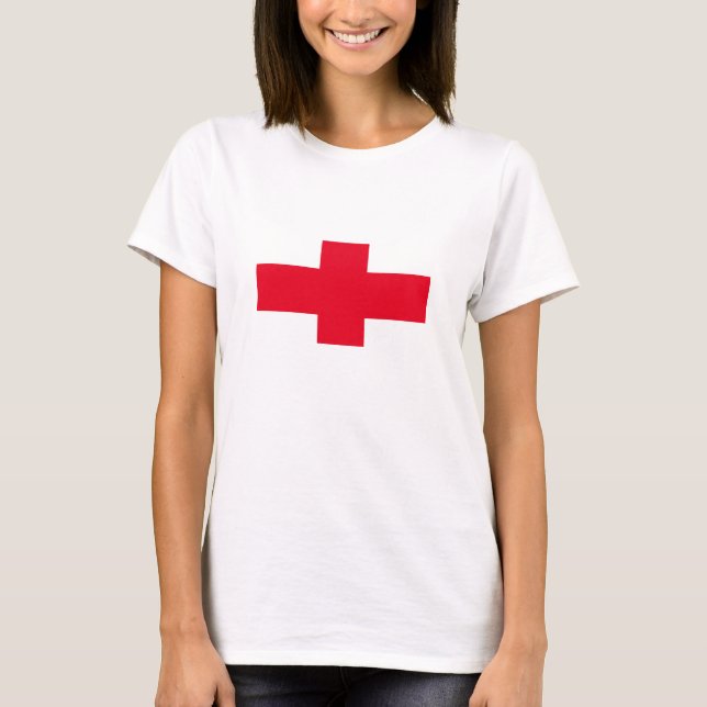 Jubilee T-Shirt with red cross like England flag (Front)