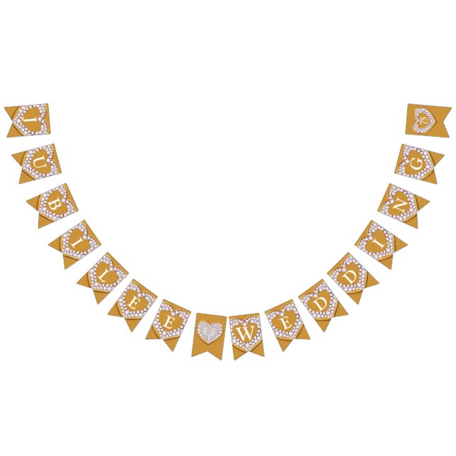 Jubilee wedding anniversary 75th photo bunting (All)