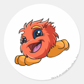 JubJub Red Classic Round Sticker