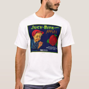 Jucy Bite Apple Crate LabelYakima, WA T-Shirt
