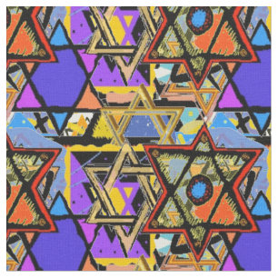 Judaic Customised Fabrics - Mogen David Gifts Fabric