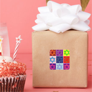 JUDAIC GIFTS - POP ART - JEWISH STARS - STICKERS