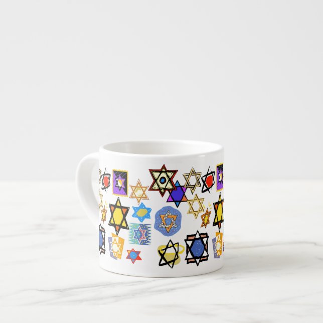 JUDAIC GIFTS TEACUPS EXPRESSO MUGS - BEST GIFTS (Front Left)