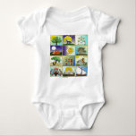 Judaica 12 Tribes of Israel Art Baby Bodysuit<br><div class="desc">You are viewing The Lee Hiller Design Collection. Apparel,  Gifts & Collectibles  Lee Hiller Photography or Digital Art Collection. You can view her Nature photography at http://HikeOurPlanet.com/ and follow her hiking blog within Hot Springs National Park.</div>