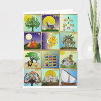 Judaica 12 Tribes of Israel Art