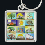 Judaica 12 Tribes of Israel Art Key Ring<br><div class="desc">You are viewing The Lee Hiller Design Collection. Apparel,  Gifts & Collectibles  Lee Hiller Photography or Digital Art Collection. You can view her Nature photography at http://HikeOurPlanet.com/ and follow her hiking blog within Hot Springs National Park.</div>
