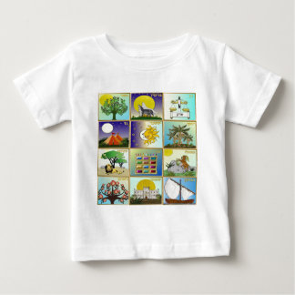 Judaica 12 Tribes Of Israel Art Panels Baby T-Shirt