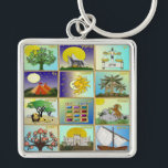 Judaica 12 Tribes Of Israel Art Panels Key Ring<br><div class="desc">You are viewing The Lee Hiller Design Collection. Apparel,  Gifts & Collectibles Lee Hiller Photography or Digital Art Collection. You can view her Nature photography at http://HikeOurPlanet.com/ and follow her hiking blog within Hot Springs National Park.</div>