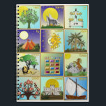Judaica 12 Tribes Of Israel Art Panels Notebook<br><div class="desc">You are viewing The Lee Hiller Design Collection. Apparel,  Gifts & Collectibles Lee Hiller Photography or Digital Art Collection. You can view her Nature photography at http://HikeOurPlanet.com/ and follow her hiking blog within Hot Springs National Park.</div>
