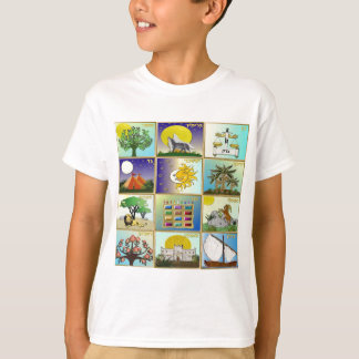 Judaica 12 Tribes Of Israel Art Panels T-Shirt