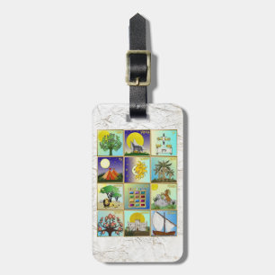 Judaica 12 Tribes Of Israel Art Print Luggage Tag