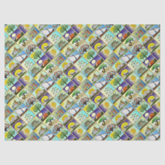 Judaica 12 Tribes Of Israel Art Print Tissue Paper