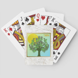 Judaica 12 Tribes Of Israel Asher Playing Cards