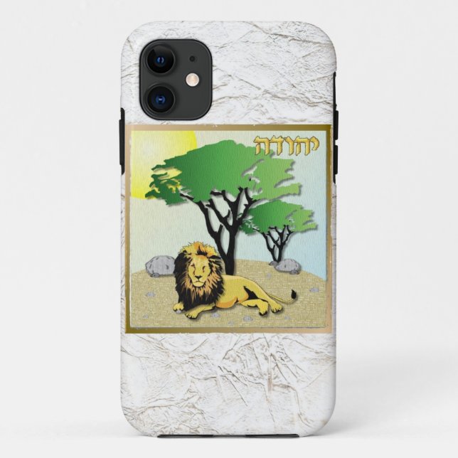 Judaica 12 Tribes Of Israel Judah Case-Mate iPhone Case (Back)
