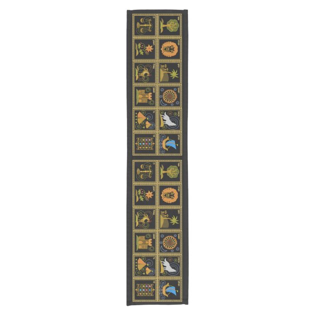 Judaica 12 Tribes of Israel Runner (Front)