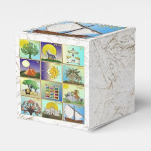 Judaica 12 tribes of Israel Zebulun Favour Box