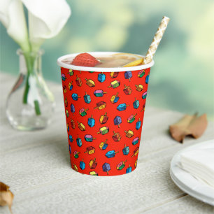 Judaica - Chanukah Dreidel Paper Cups - Giftware