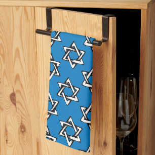 Judaica - Kitchen Towels - Holidays - Mogen David 