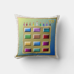 Judaica Levi 12 Tribes of Israel Art Pillow