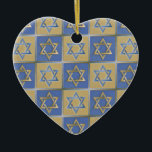Judaica Star Of David Metal Gold Blue Ceramic Tree Decoration<br><div class="desc">You are viewing The Lee Hiller Design Collection. Apparel,  Gifts & Collectibles  Lee Hiller Photography or Digital Art Collection. You can view her Nature photography at http://HikeOurPlanet.com/ and follow her hiking blog within Hot Springs National Park.</div>