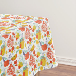 Judaica Table Cloth - Jewish Holidays -  Gifts 