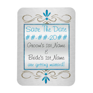 Judaism Flourishes- Save The Date - Personalised Magnet