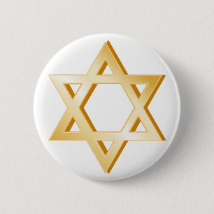 Judaism Symbol 6 Cm Round Badge
