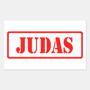 Judas Rectangular Sticker