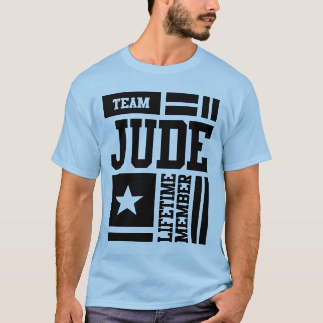 Jude Personalised Name Birthday Gift T-Shirt (Front)