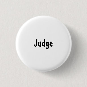 Judge 3 Cm Round Badge