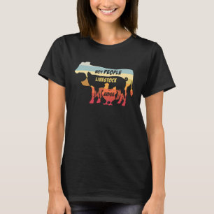 Judge Livestock Not People Chicken Pig Beef Livest T-Shirt