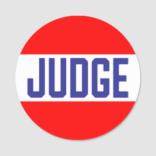 Judge Name Tag