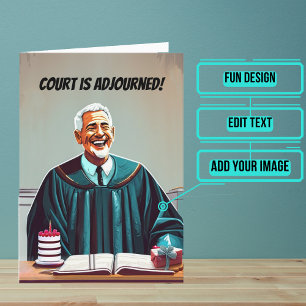 Judge or Attorney Birthday Card