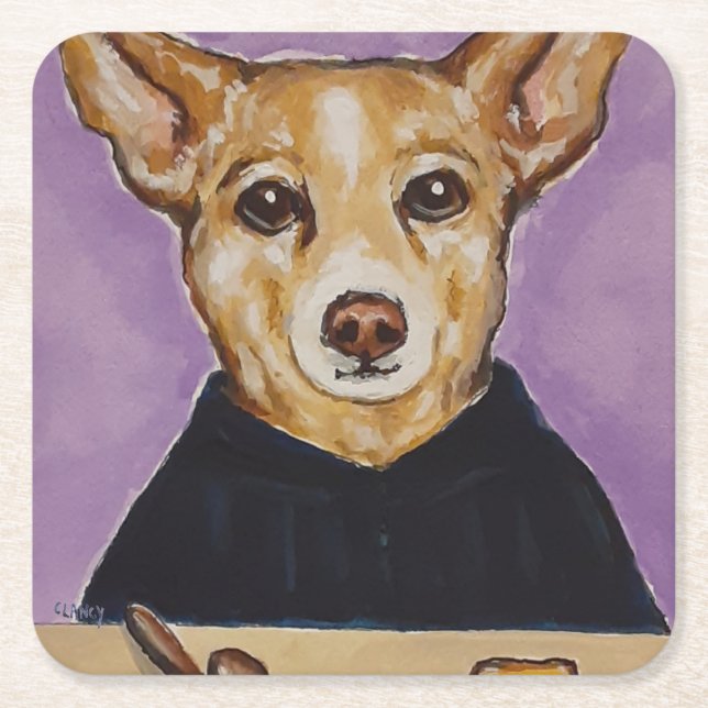 Judge paper coaster (Front)