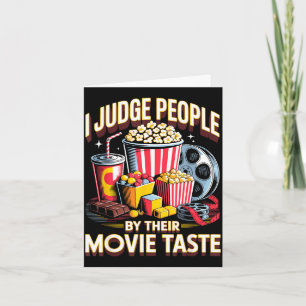 Judge people film movie food night snack popcorn card
