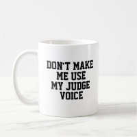 Judge Personalised Coffee Mug
